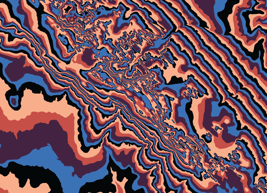 I Made A Series Of National Park Topography Prints I Made A Series Of National Park Topography Prints