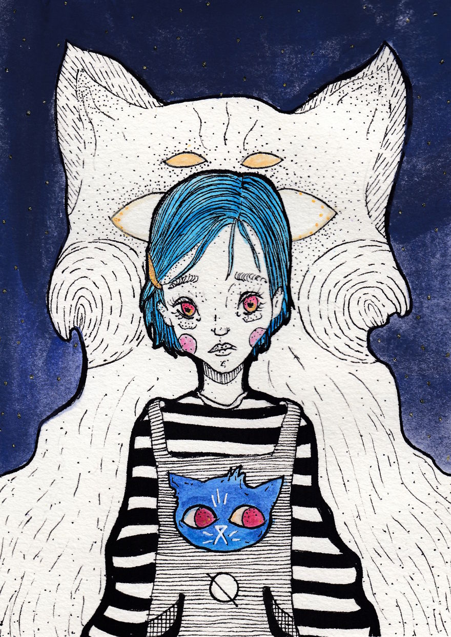 I Made Illustrations With Imaginary Characters Based On My Moods I Made Illustrations With Imaginary Characters Based On My Moods