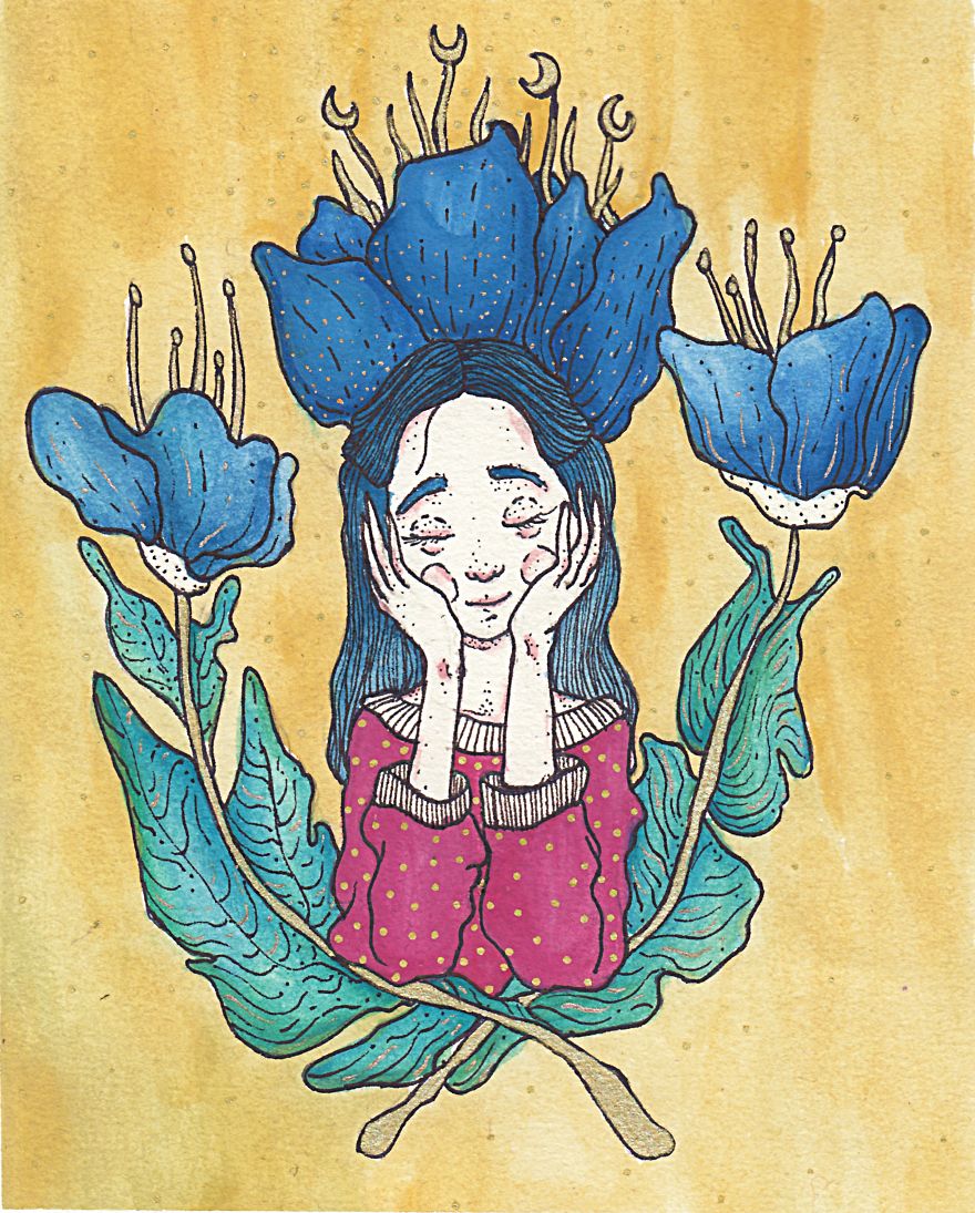 I Made Illustrations With Imaginary Characters Based On My Moods I Made Illustrations With Imaginary Characters Based On My Moods