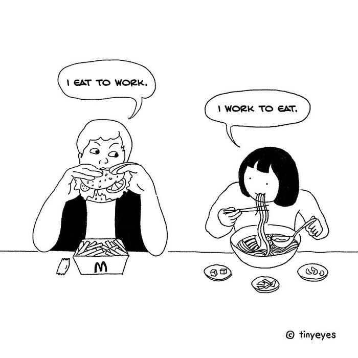 I Made These Comics To Compare Chinese Culture With Western Culture Through Everyday Life