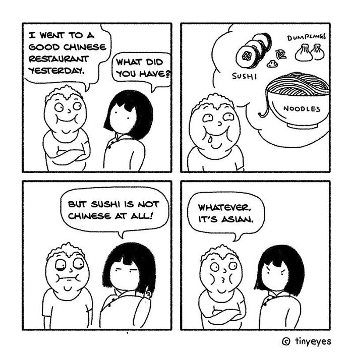 I Made These Comics To Compare Chinese Culture With Western Culture Through Everyday Life
