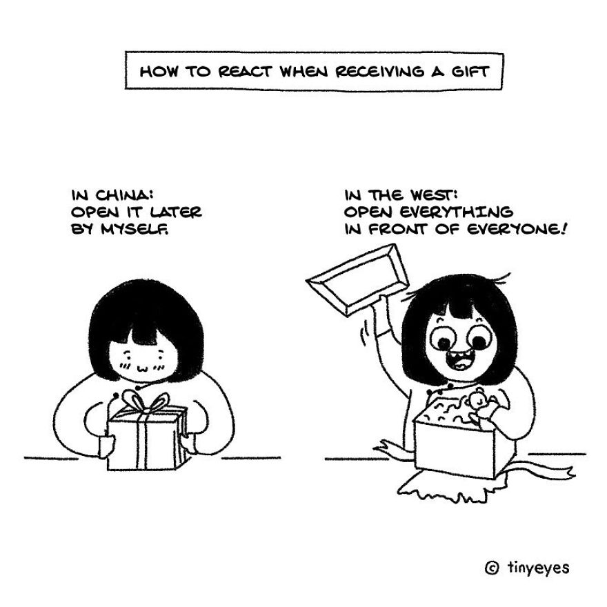 I Made These Comics To Compare Chinese Culture With Western Culture Through Everyday Life