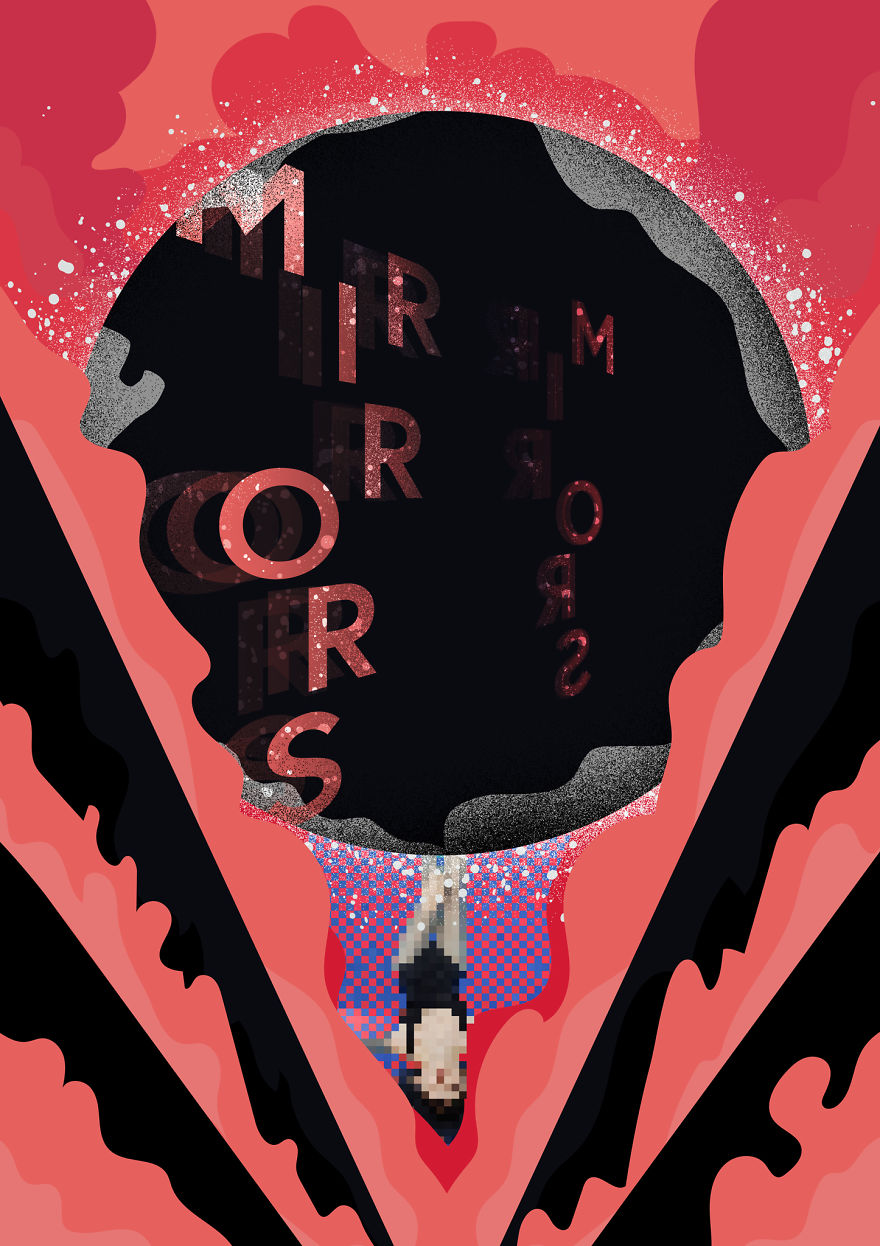 I Make Vaporwave Inspired Posters Exploring Communication In Digital World Every Day