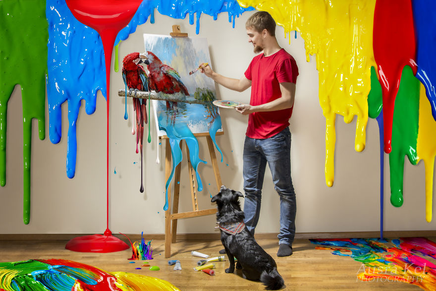 This Photographer Took Dogs From A Shelter And Created Another World For Them This Photographer Took Dogs From A Shelter And Created Another World For Them