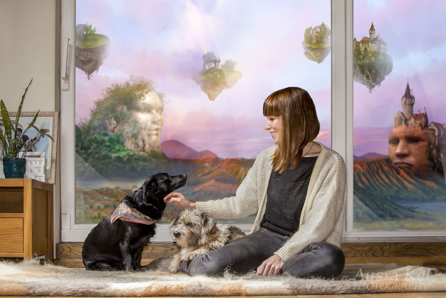 This Photographer Took Dogs From A Shelter And Created Another World For Them