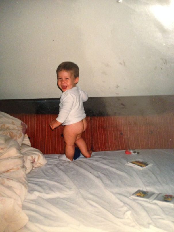 Simultaneously Mastering My Over-The-Shoulder Look Back And Beginning A Lifelong Dislike Of Pants.