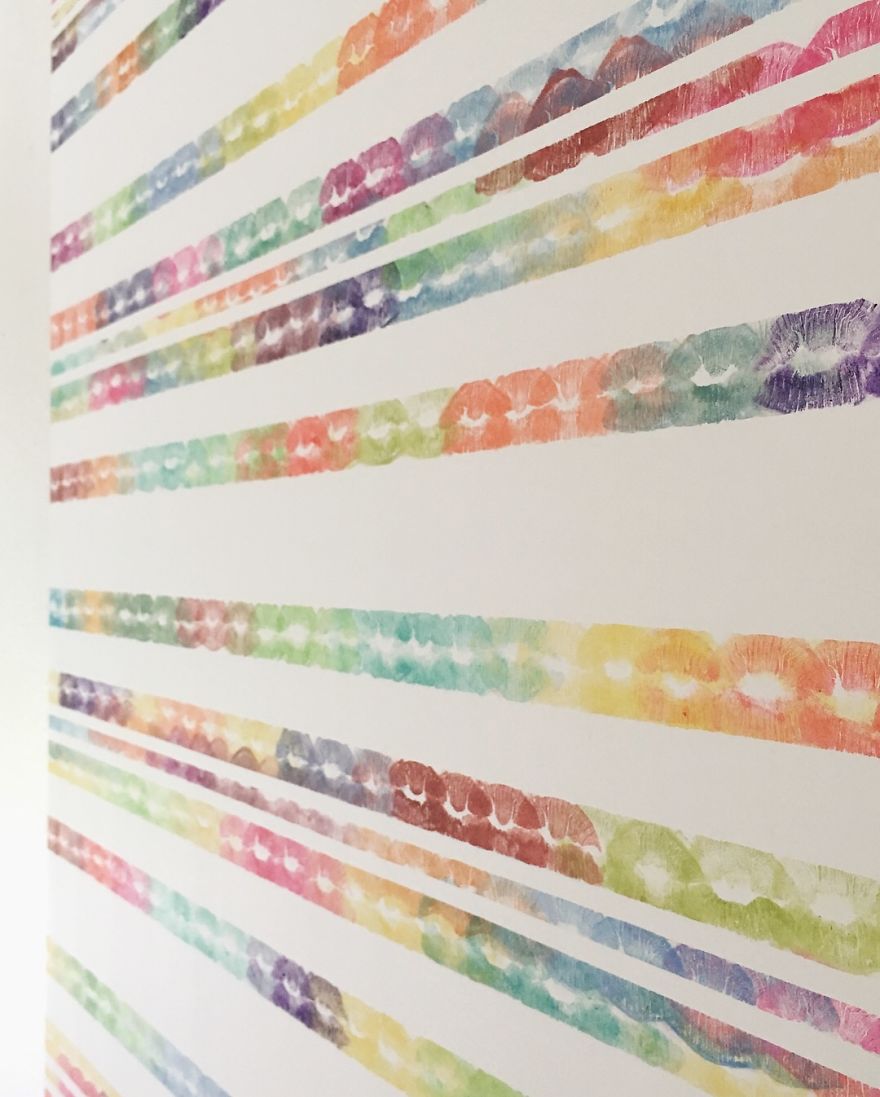 I Use My Lips And Lipsticks To Create These Paintings I Use My Lips And Lipsticks To Create These Paintings