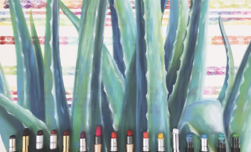 I Use My Lips And Lipsticks To Create These Paintings I Use My Lips And Lipsticks To Create These Paintings