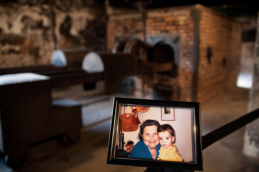 I Placed Photographs Of My Family Throughout Auschwitz, To Document The Life Of 4 Generations Since My Grandmother Survived The Camp I Placed Photographs Of My Family Throughout Auschwitz, To Document The Life Of 4 Generations Since My Grandmother Survived The Camp