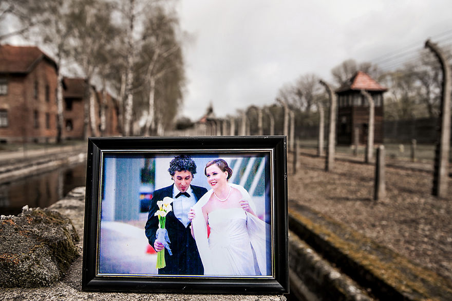 I Placed Photographs Of My Family Throughout Auschwitz, To Document The Life Of 4 Generations Since My Grandmother Survived The Camp I Placed Photographs Of My Family Throughout Auschwitz, To Document The Life Of 4 Generations Since My Grandmother Survived The Camp