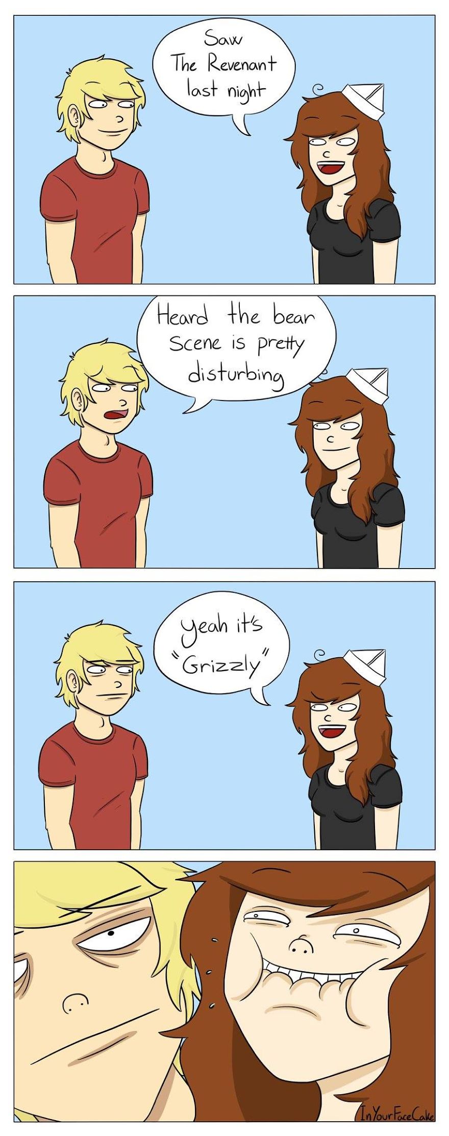 In Your Face Cake Comics - Oc