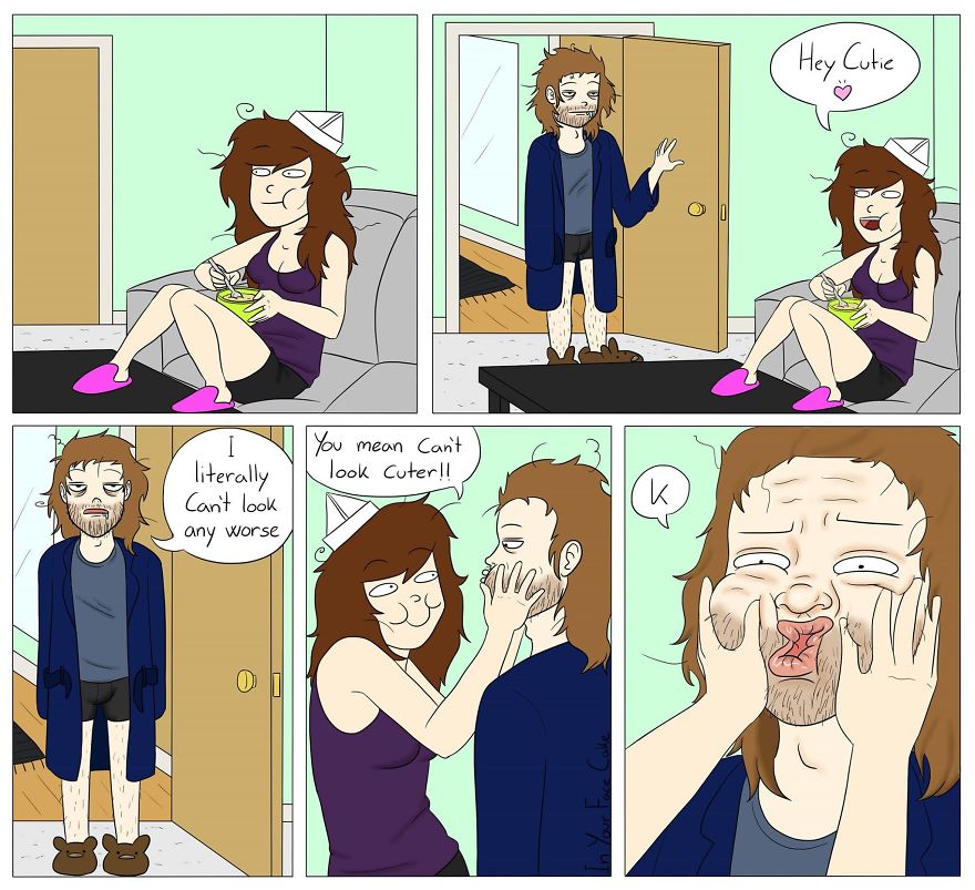 In Your Face Cake Comics - Oc