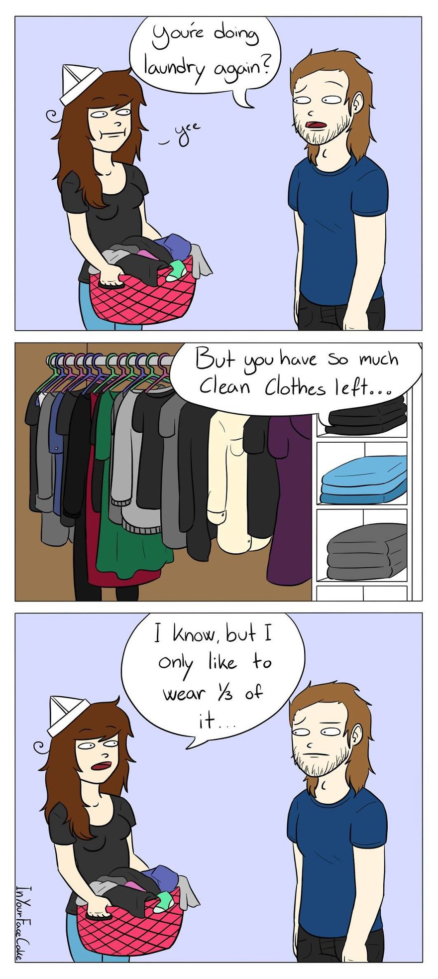 In Your Face Cake Comics - Oc