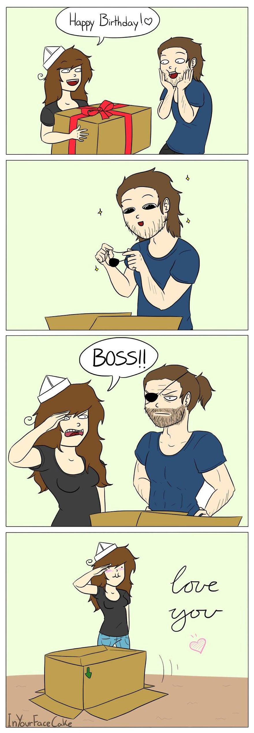 In Your Face Cake Comics - Oc