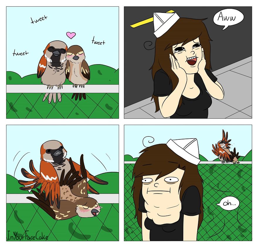 In Your Face Cake Comics - Oc