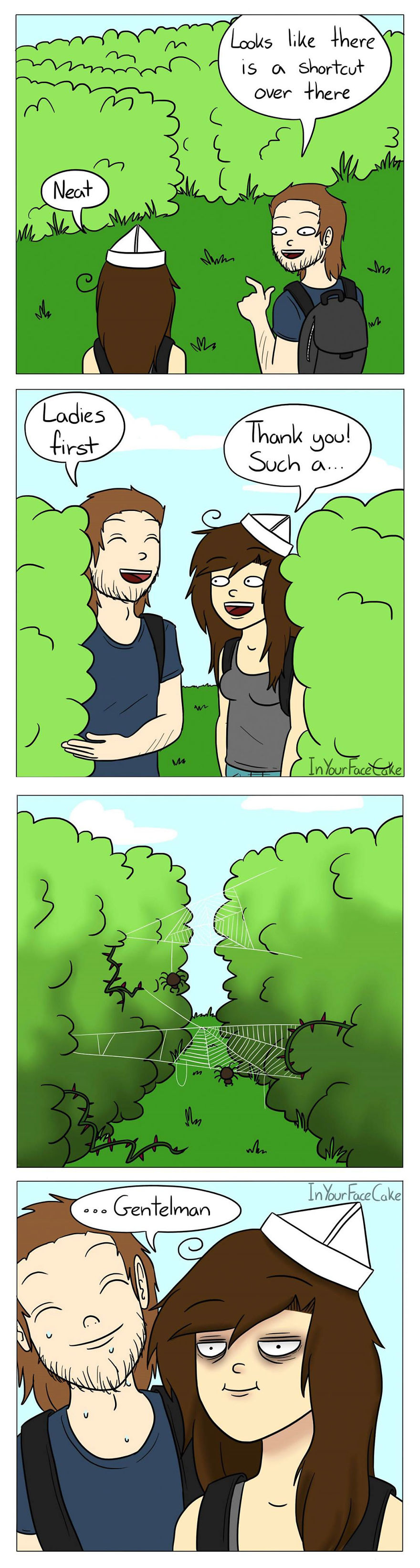 In Your Face Cake Comics - Oc