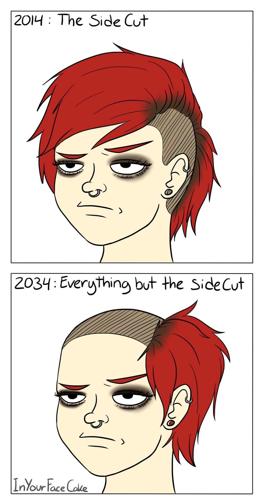 In Your Face Cake Comics - Oc