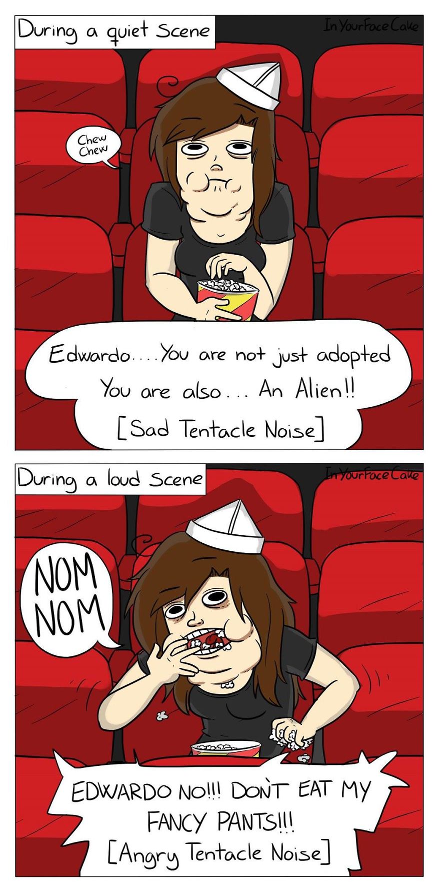 In Your Face Cake Comics - Oc