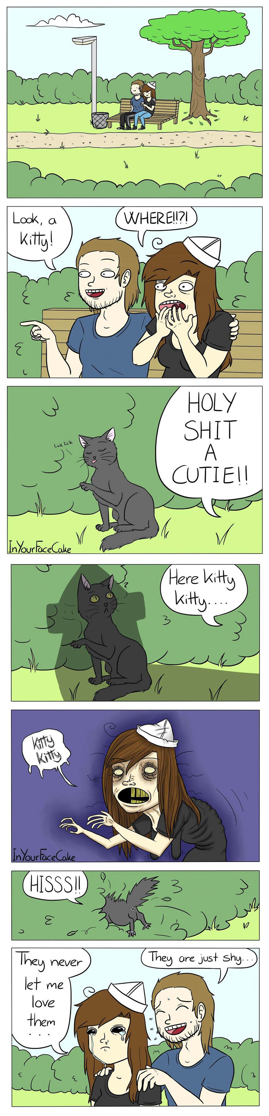 In Your Face Cake Comics - Oc