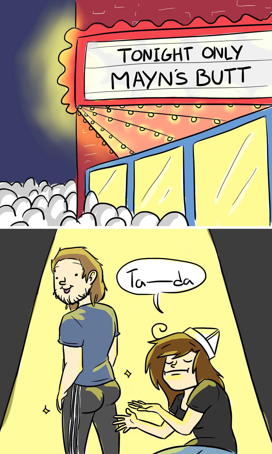 In Your Face Cake Comics - Oc