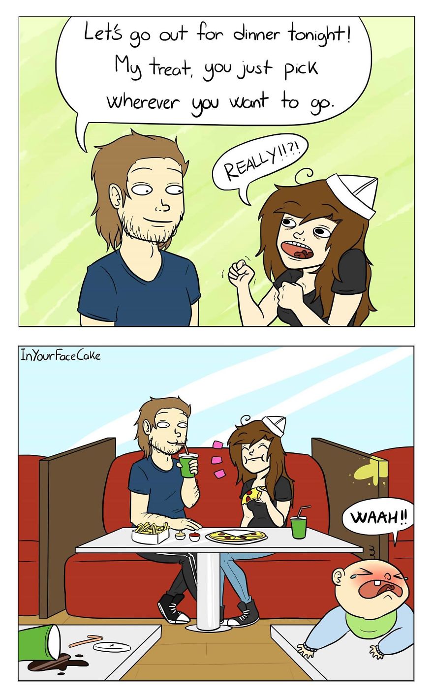In Your Face Cake Comics - Oc