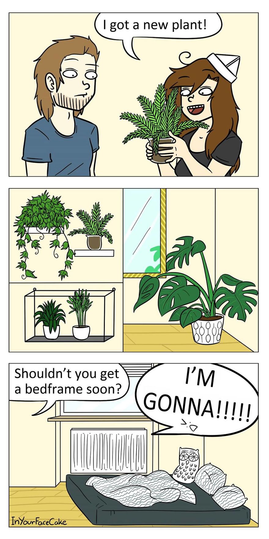 In Your Face Cake Comics - Oc