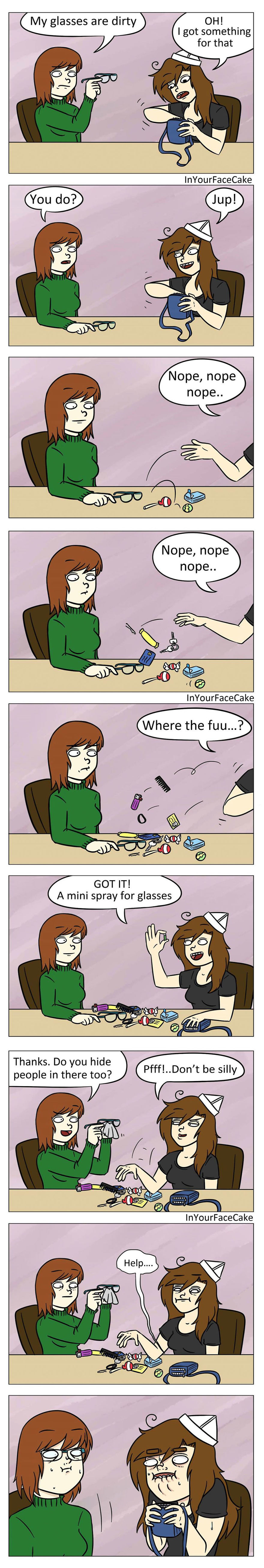 In Your Face Cake Comics - Oc