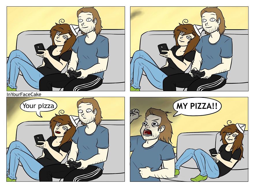 In Your Face Cake Comics - Oc