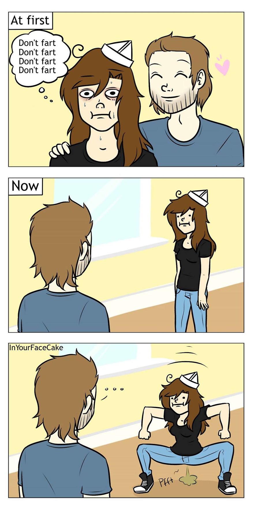 In Your Face Cake Comics - Oc