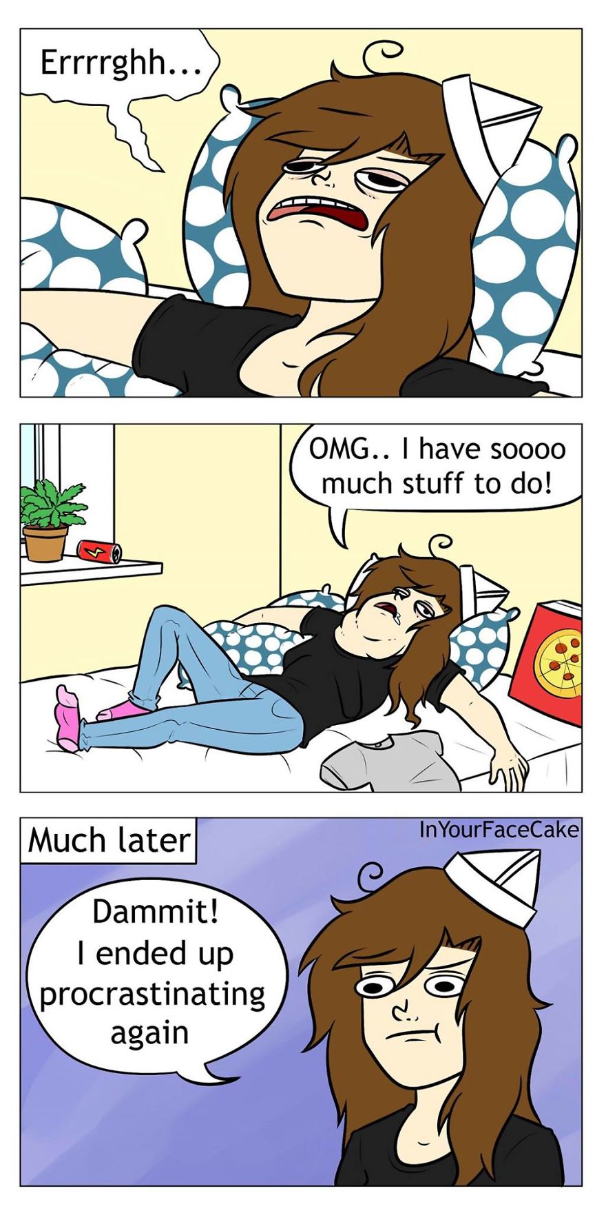 In Your Face Cake Comics - Oc