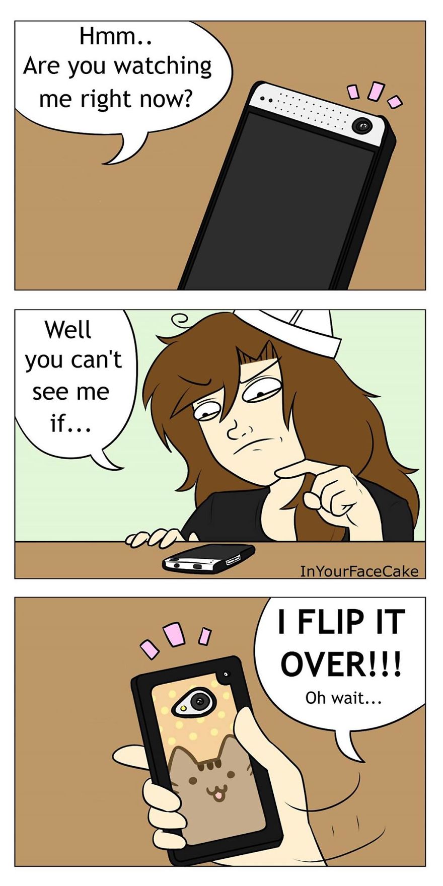 In Your Face Cake Comics - Oc