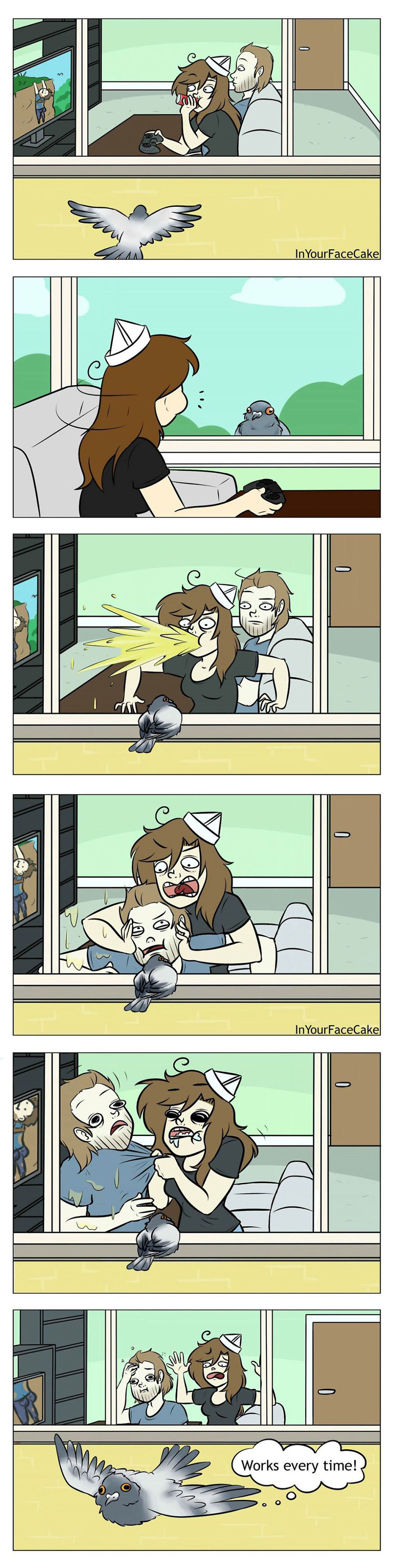 In Your Face Cake Comics - Oc