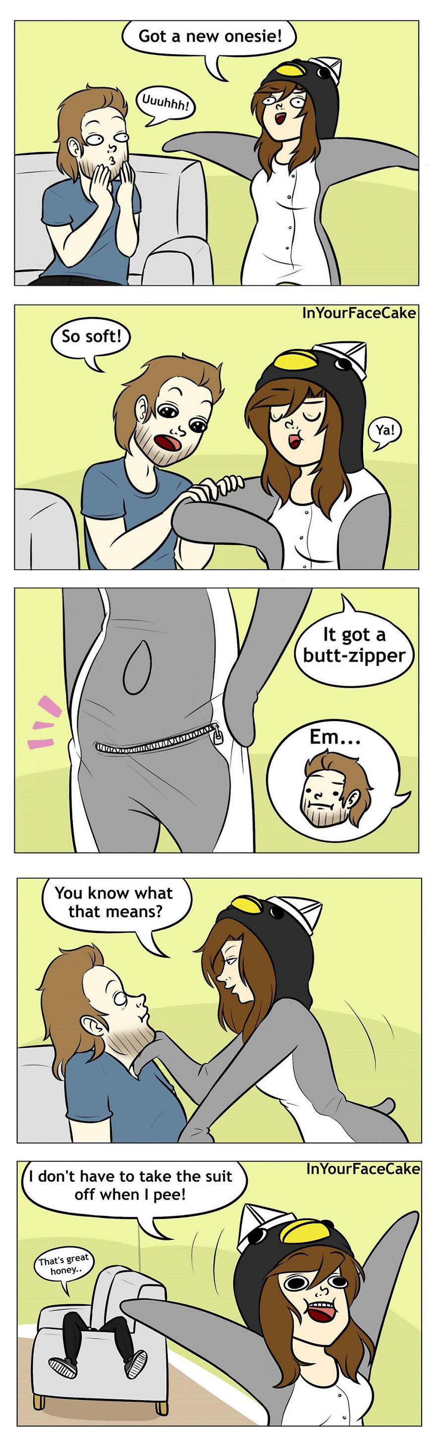 In Your Face Cake Comics - Oc