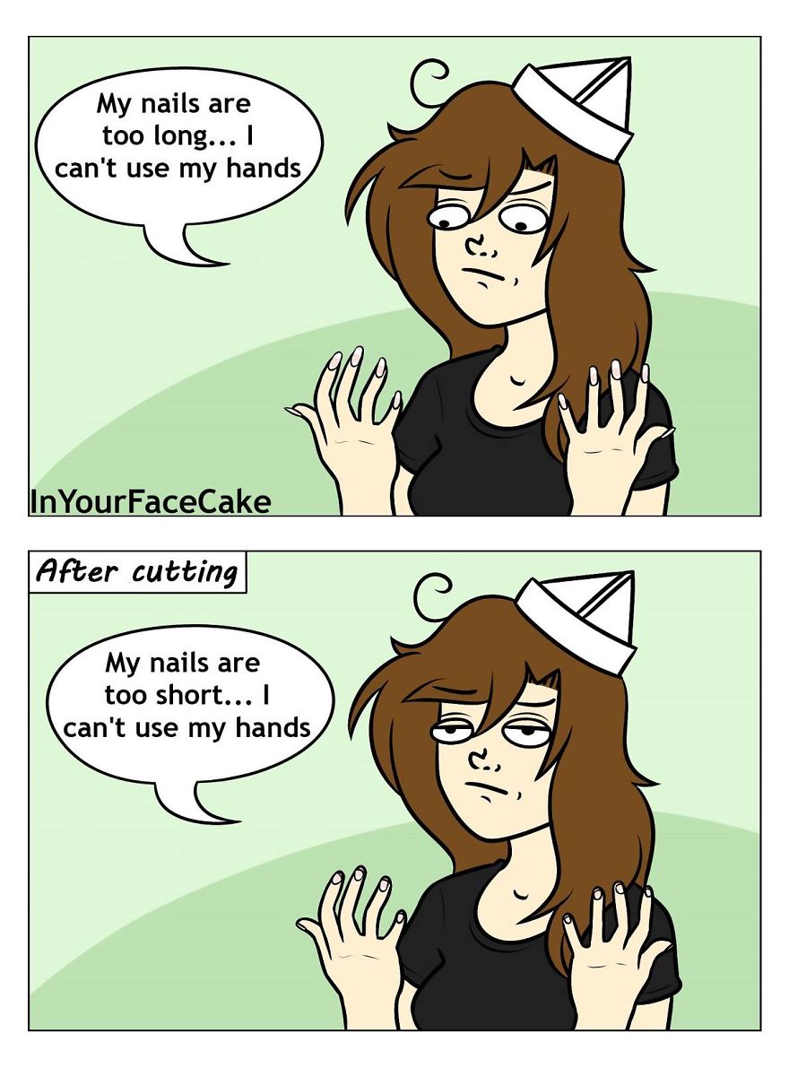 In Your Face Cake Comics - Oc