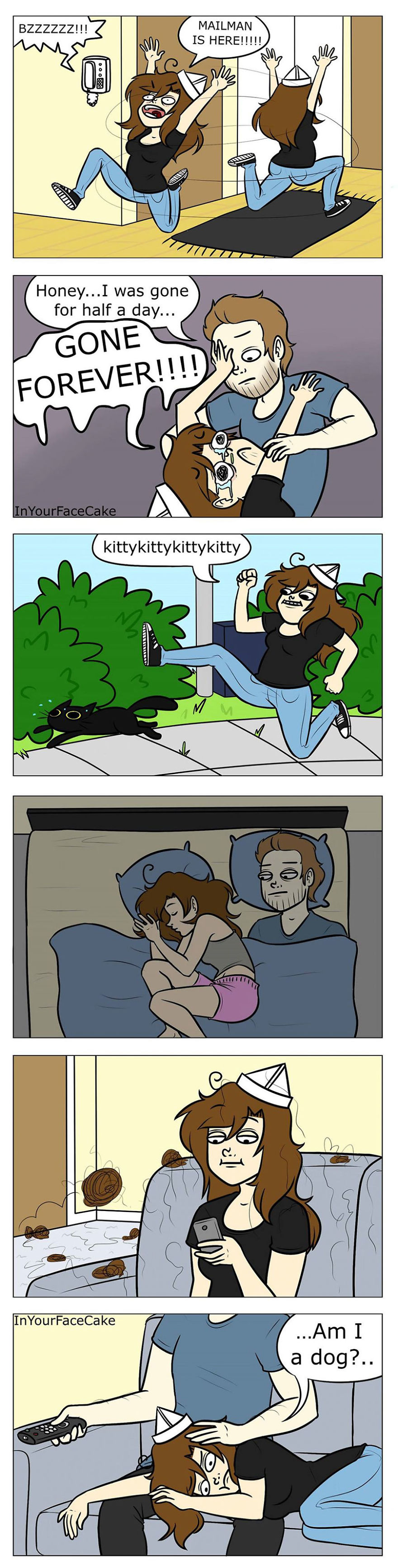 In Your Face Cake Comics - Oc