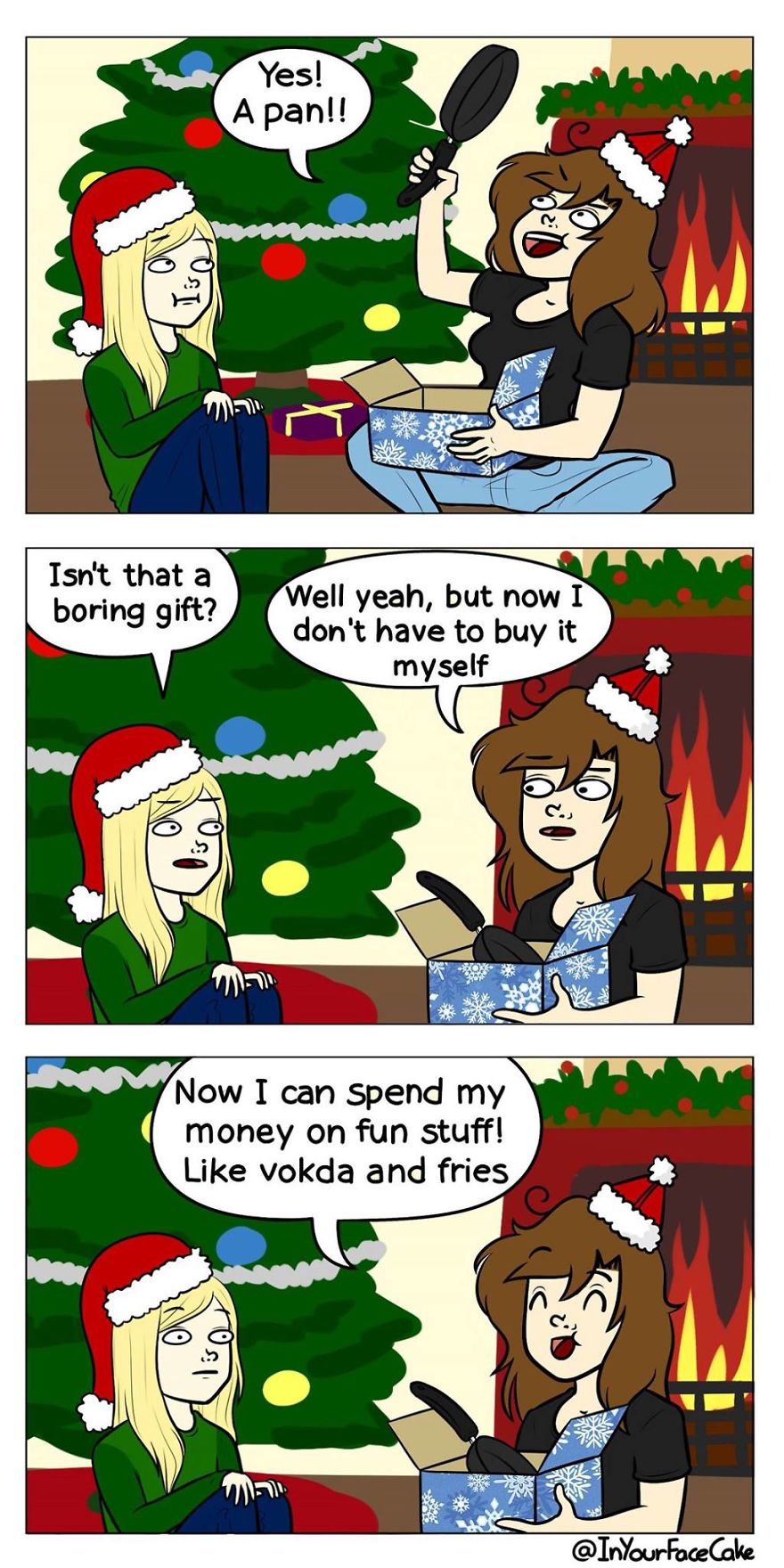 In Your Face Cake Comics - Oc