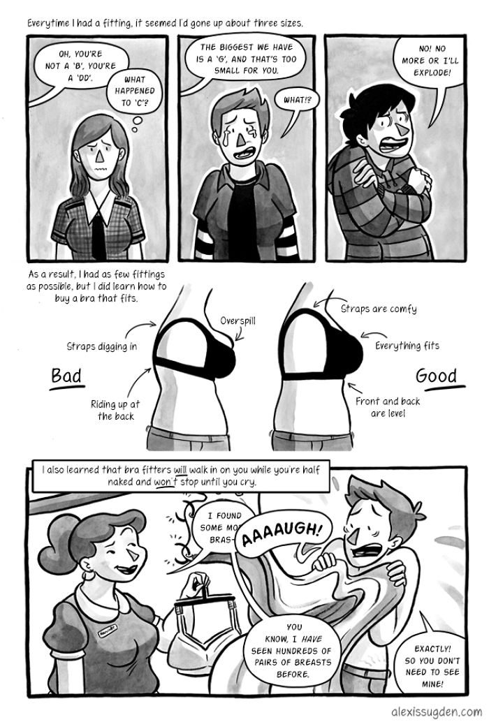 I've Been Making A Weekly Web Comic About The Breast Reduction I Had At 18