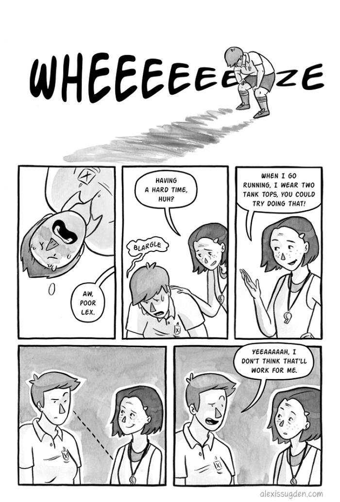 I've Been Making A Weekly Web Comic About The Breast Reduction I Had At 18