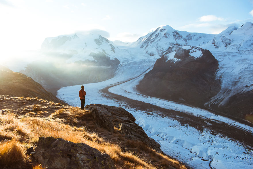 Gorner Glacier, Valais, Switzerland