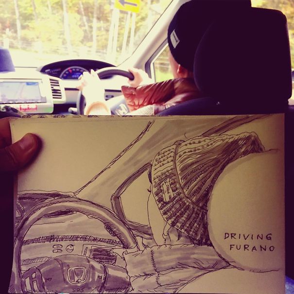 Japanese Illustrator Draws Scenes From Everyday Life And The Result Is Beautiful