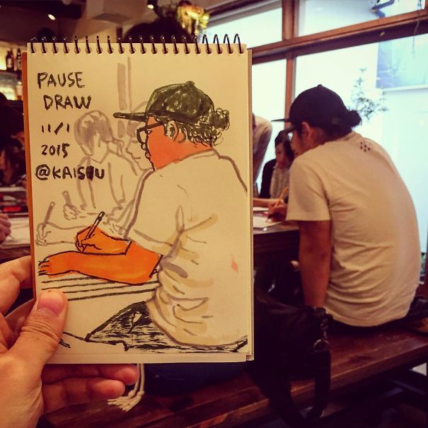 Japanese Illustrator Draws Scenes From Everyday Life And The Result Is Beautiful