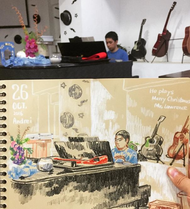 Japanese Illustrator Draws Scenes From Everyday Life And The Result Is Beautiful