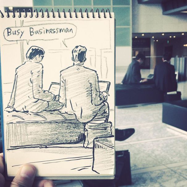 Japanese Illustrator Draws Scenes From Everyday Life And The Result Is Beautiful