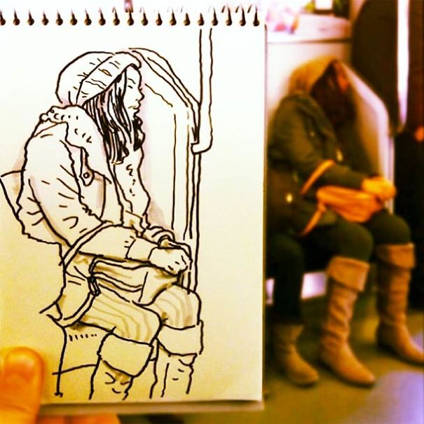 Japanese Illustrator Draws Scenes From Everyday Life And The Result Is Beautiful