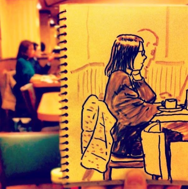 Japanese Illustrator Draws Scenes From Everyday Life And The Result Is Beautiful