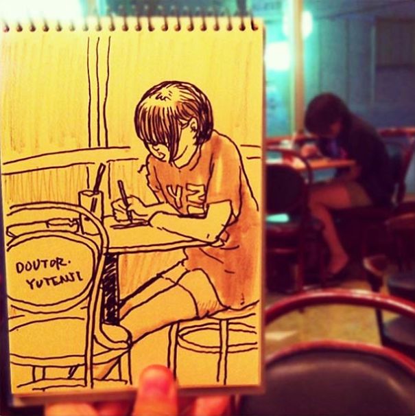 Japanese Illustrator Draws Scenes From Everyday Life And The Result Is Beautiful