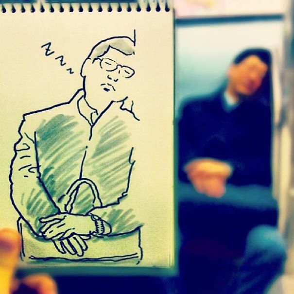 Japanese Illustrator Draws Scenes From Everyday Life And The Result Is Beautiful