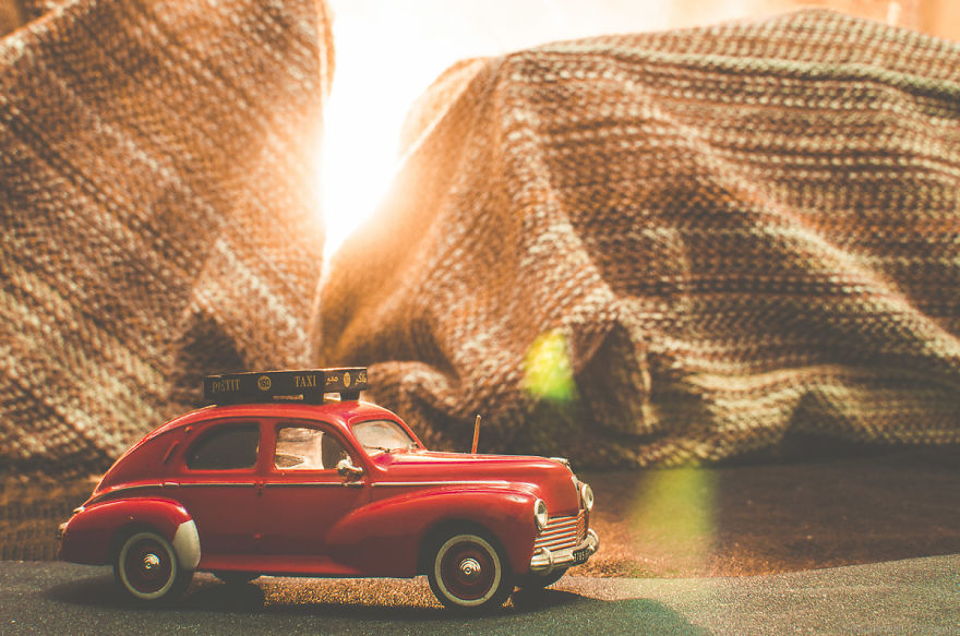 I Used Toy Cars, Legos And Towels To Create These Images I Used Toy Cars, Legos And Towels To Create These Images