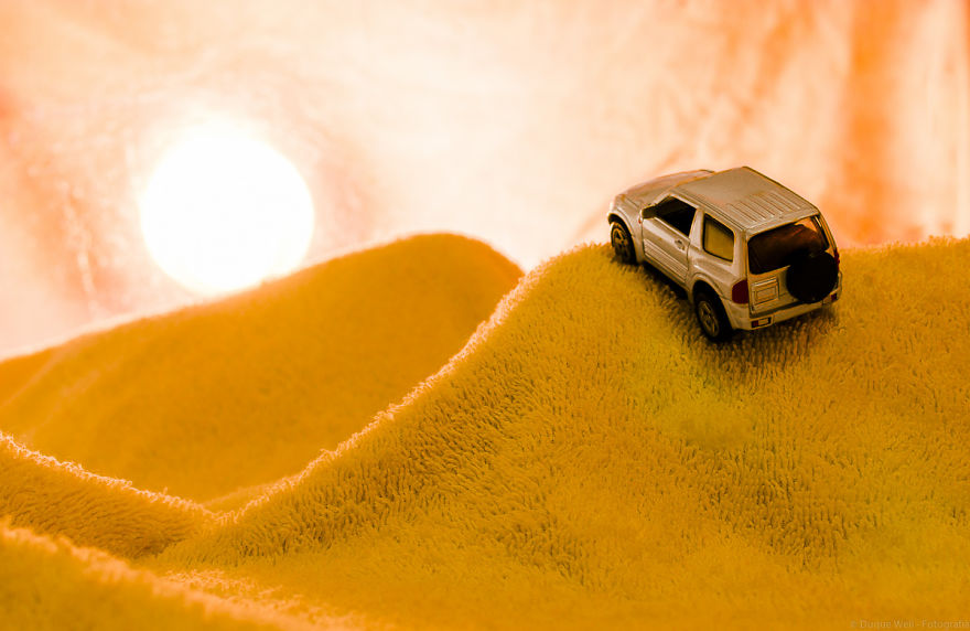 I Used Toy Cars, Legos And Towels To Create These Images I Used Toy Cars, Legos And Towels To Create These Images
