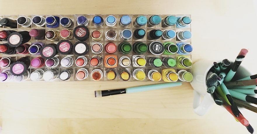 I Use My Lips And Lipsticks To Create These Paintings I Use My Lips And Lipsticks To Create These Paintings